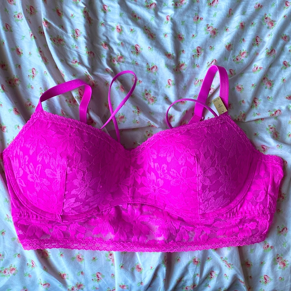 Victoria’s Secret PINK Lace Push-Up Bralette